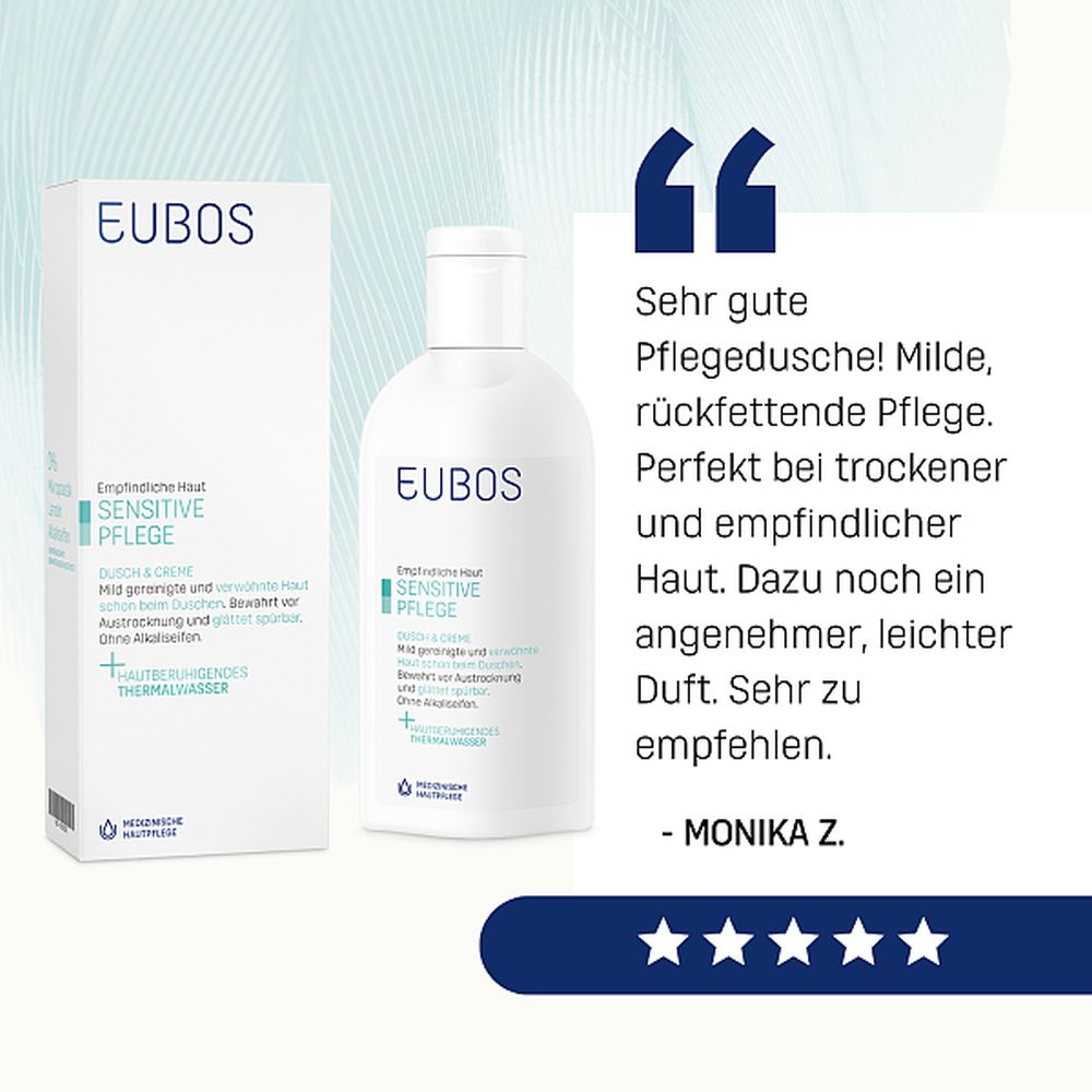 EUBOS SENSITIVE PFLEGE Dusch & Creme  200 ml Emulsion