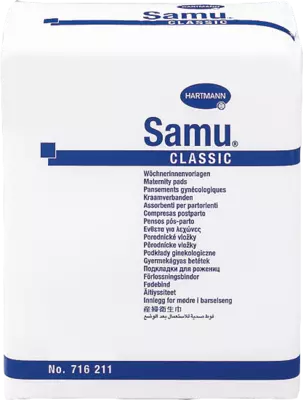 SAMU Wöchnerinnen Vorlagen Classic midi 11x30 cm 56 St