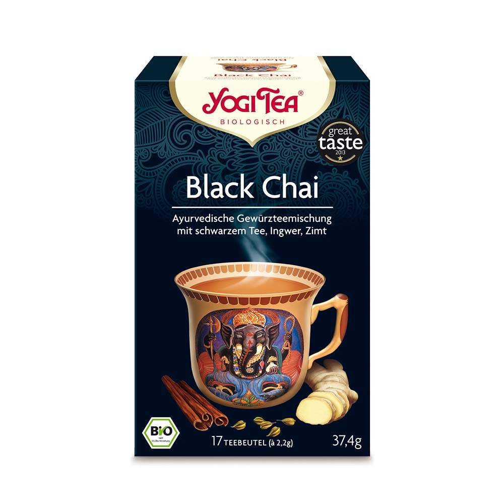 YogiTea Black Chai  17X2.2 g Filterbeutel