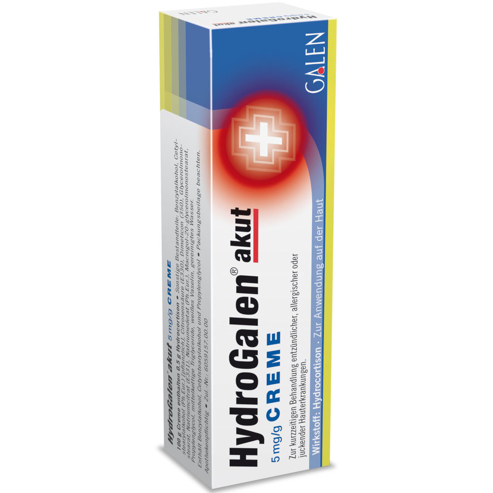 HYDROGALEN akut Creme 5mg/g 30 g Creme