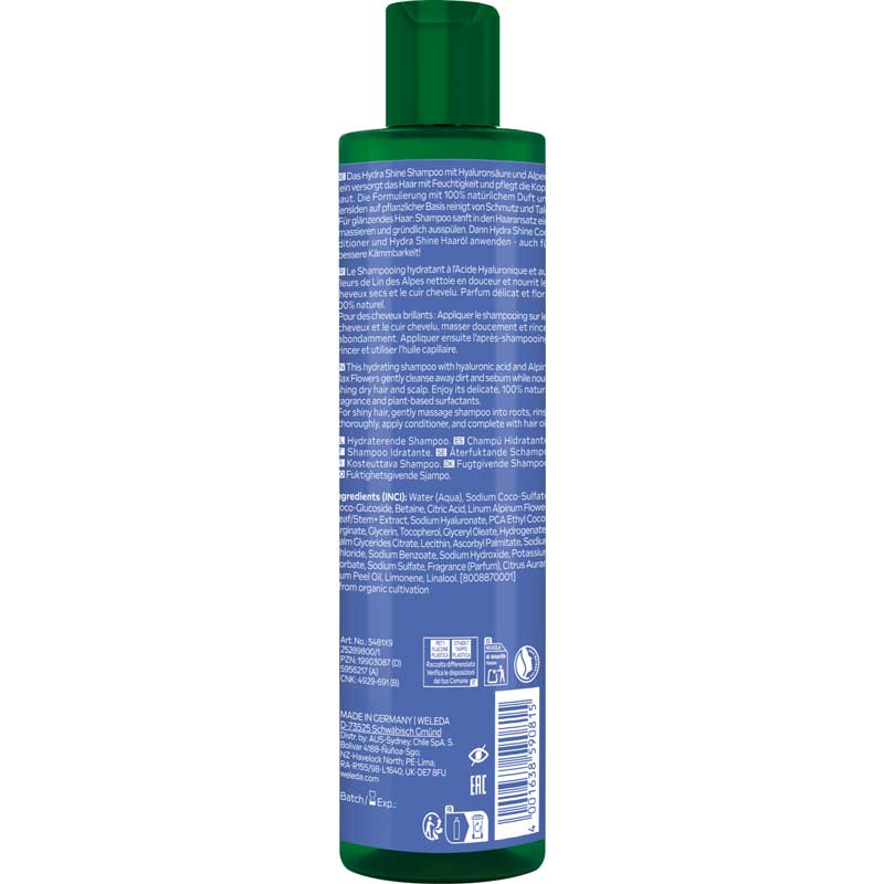 WELEDA Hydra SHINE Feuchtigkeits-Shampoo 250 ml Shampoo