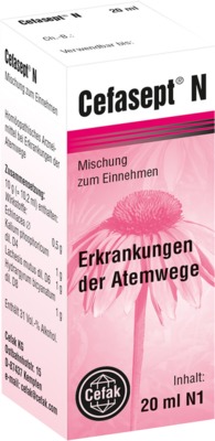 Cefasept N Tropfen zum Einnehmen 20 ml Tropfen zum Einnehmen