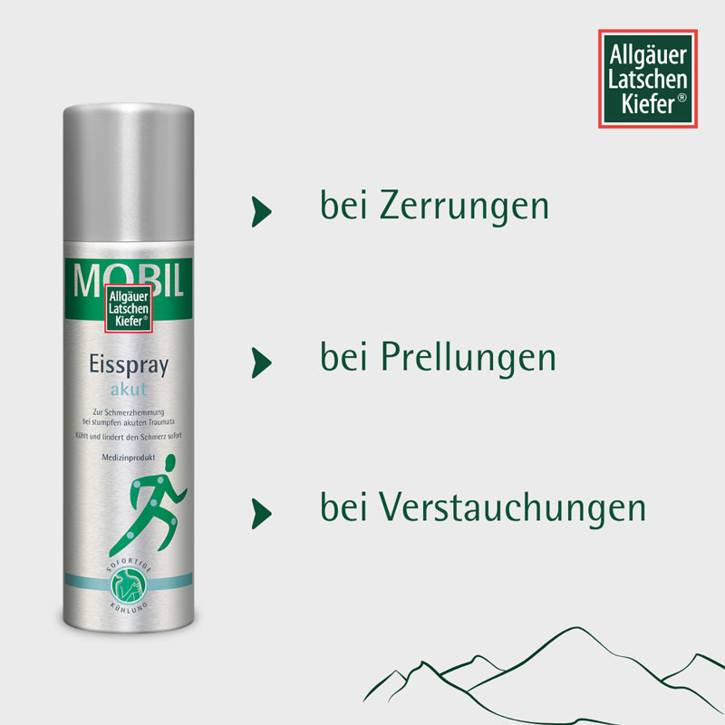Allgäuer Latschen Kiefer MOBIL Eisspray akut 150 ml Spray
