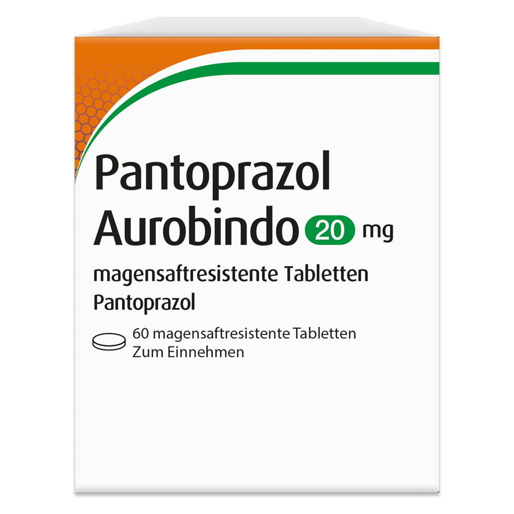 Pantoprazol Aurobindo 20mg 60 St Tabletten magensaftresistent