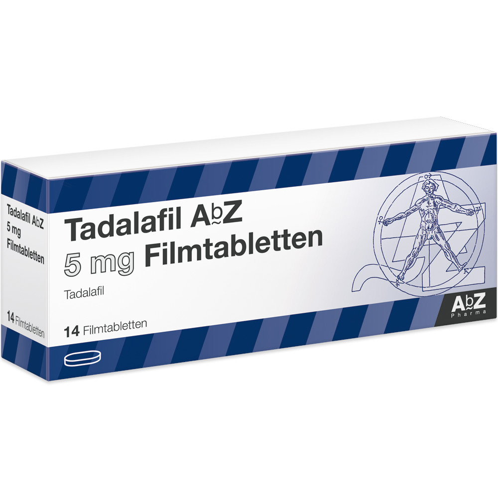 TADALAFIL AbZ 5 mg Filmtabletten 84 St Filmtabletten