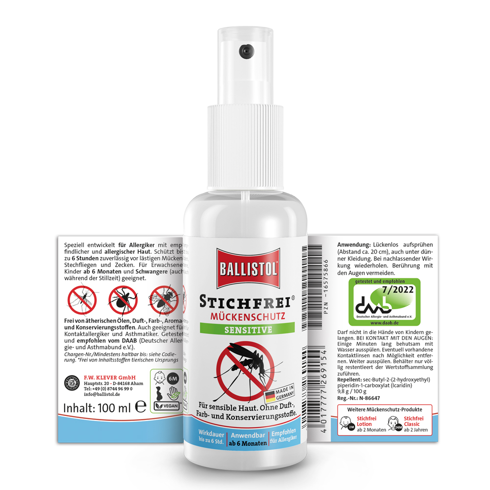 BALLISTOL Stichfrei Sensitiv Pumpspray 100 ml Spray