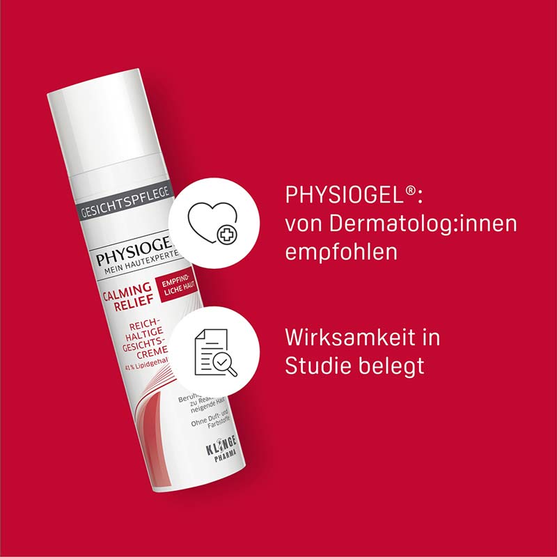 PHYSIOGEL Calming Relief Reichhaltige Gesichtscreme empfindliche Haut  40 ml Creme