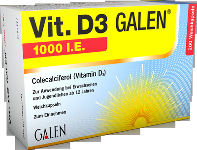 Vit. D3 Galen 1000 I.E. 200 St Weichkapseln