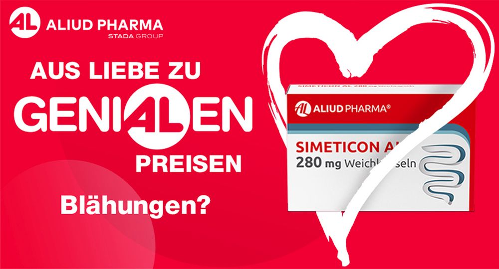Simeticon AL 280 mg Weichkapseln bei Blähungen