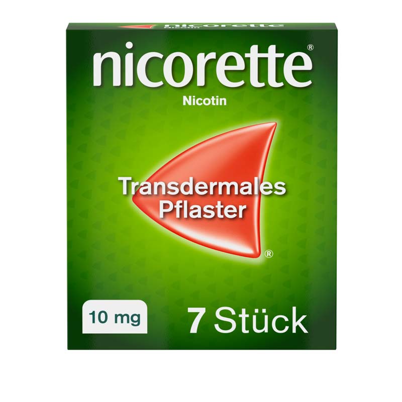nicorette Nikotinpflaster mit 10 mg Nikotin zur Raucherentwöhnung