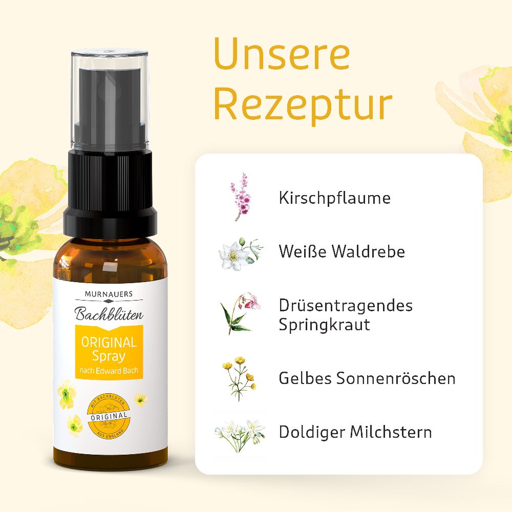 Original Spray Murnauers Bachblüten nach Dr. Bach  20 ml Spray