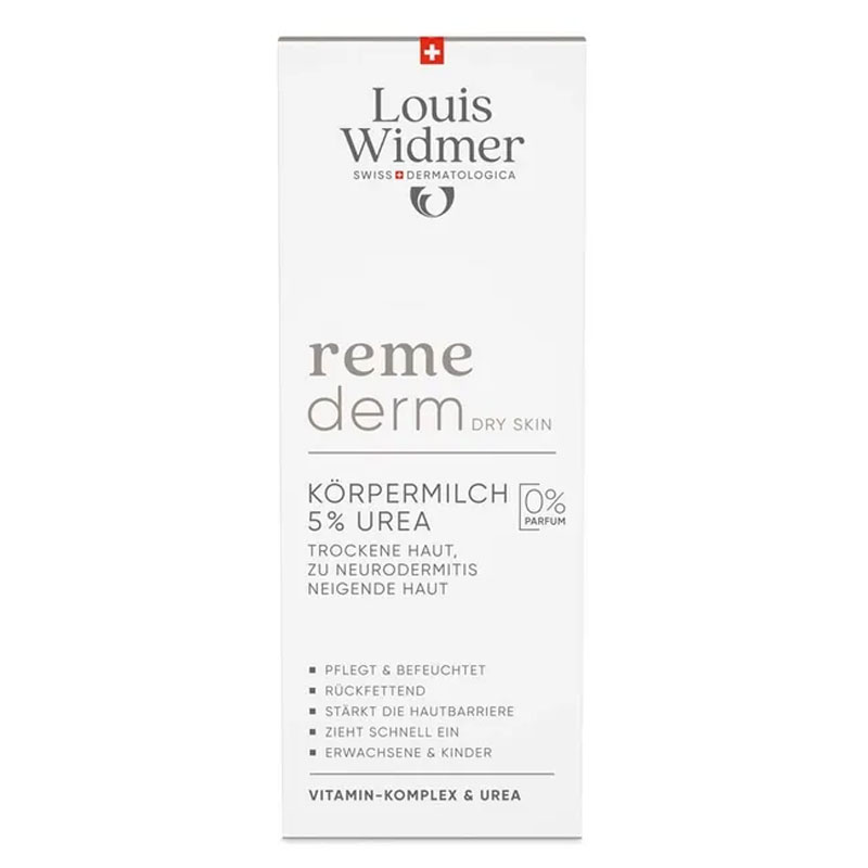 Louis Widmer reme derm KÖRPERMILCH 5% UREA  200 ml Milch