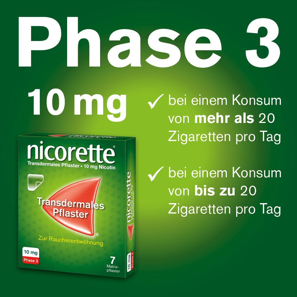 nicorette Nikotinpflaster mit 15 mg Nikotin zur Raucherentwöhnung, 7 Stück
