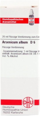 ARSENICUM ALBUM D 6 Dilution 20 ml Dilution