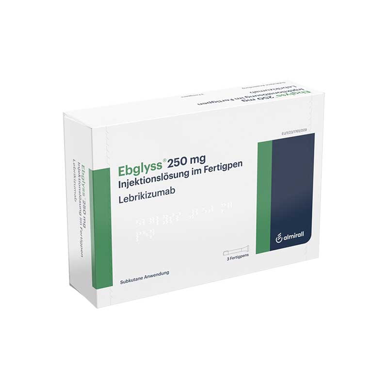Ebglyss 250 mg Injektionslösung im Fertigpen 3 St Injektionslösung in einem Fertigpen