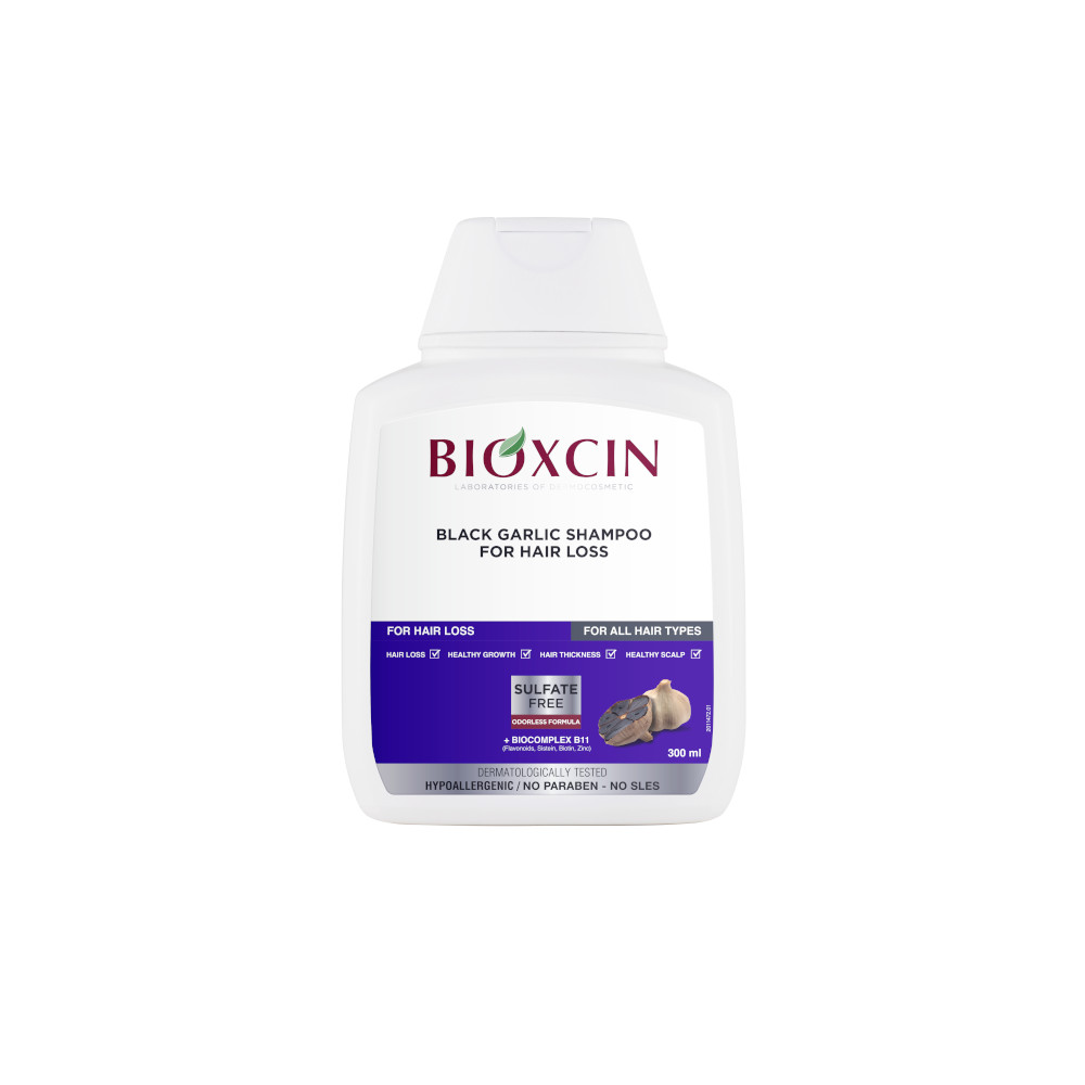 BIOXCIN Schwarzer Knoblauch Shampoo 300 ml Shampoo