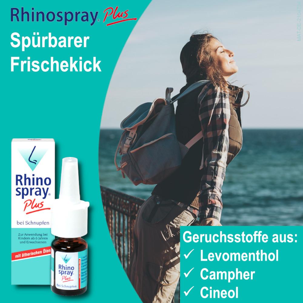 Rhinospray Plus bei Schnupfen Nasenspray Doppelpack 2X10 ml Dosierspray