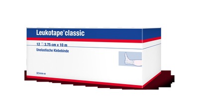 LEUKOTAPE Classic 3,75 cmx10 m weiß 12 St Verband
