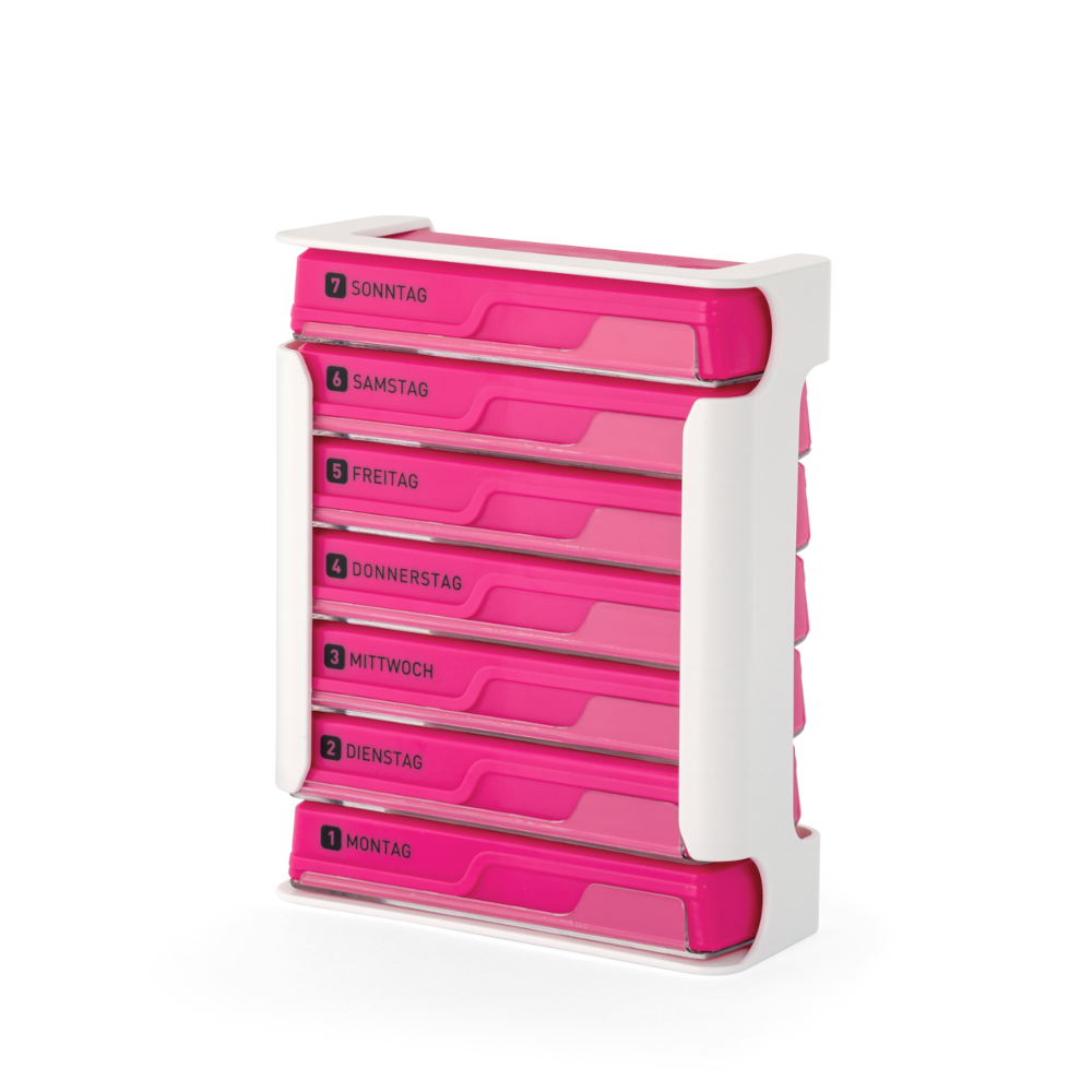 WEPA 7 Tage Compact Wochenmagazin weiß/pink 1 St