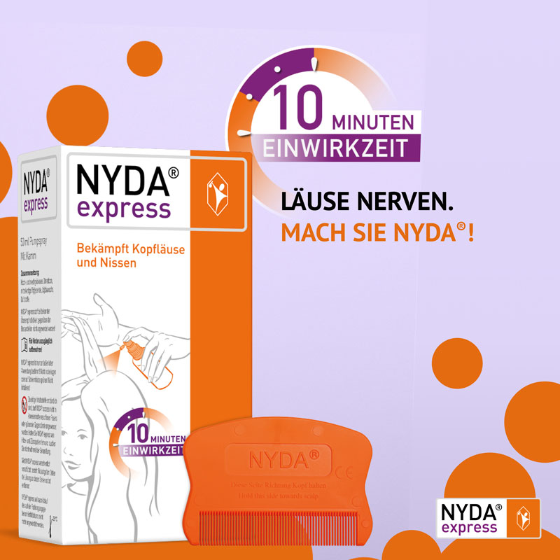 NYDA express gegen Läuse & Nissen 2x50ml 2X50 ml Pumplösung
