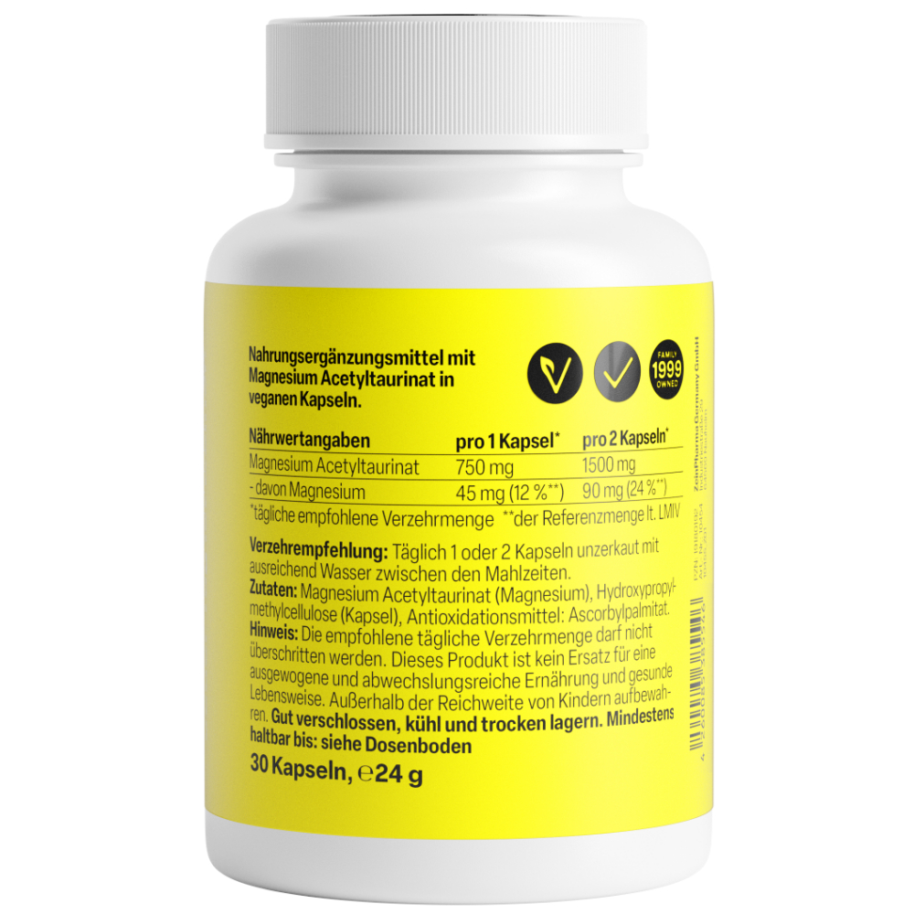 Zein PHARMA Magnesium Acetyltaurinat 30 St Kapseln