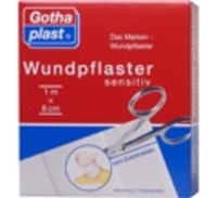 GOTHAPLAST Wundpflaster sensitiv 8 cmx1 m geschnitten 1 St Pflaster
