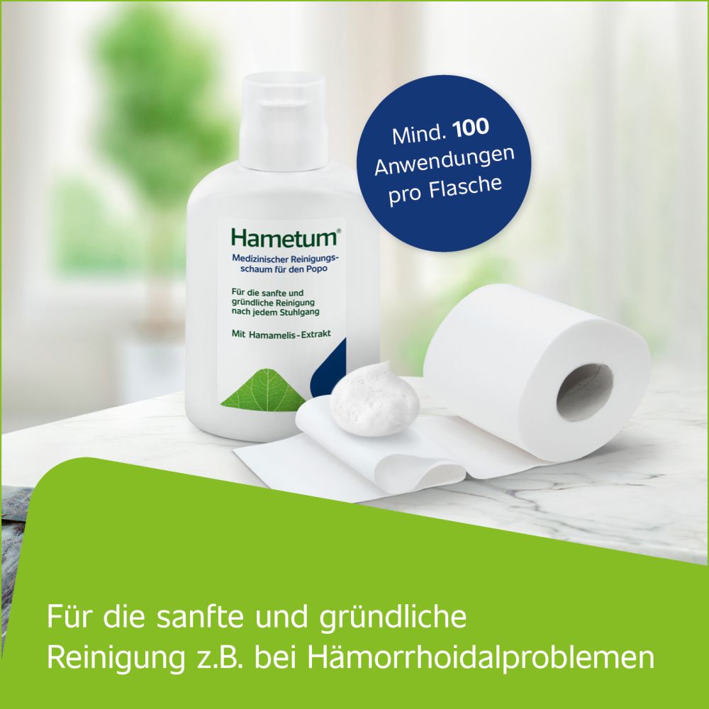 Hametum Medizinischer Reinigungsschaum 100 ml Schaum