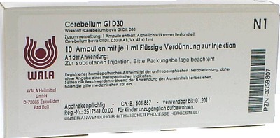 Cerebellum Gl D30 Ampullen 10X1 ml Ampullen