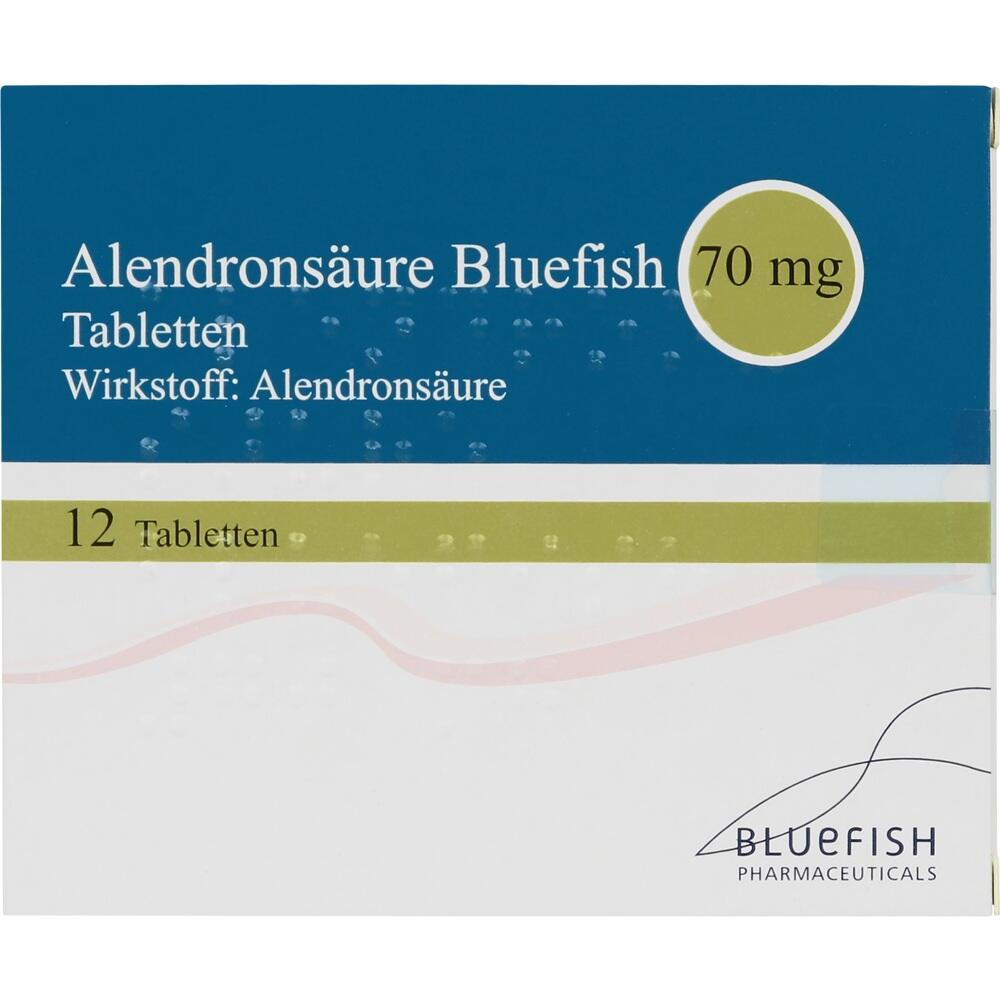 Alendronsäure Bluefish 70mg 12 St Tabletten