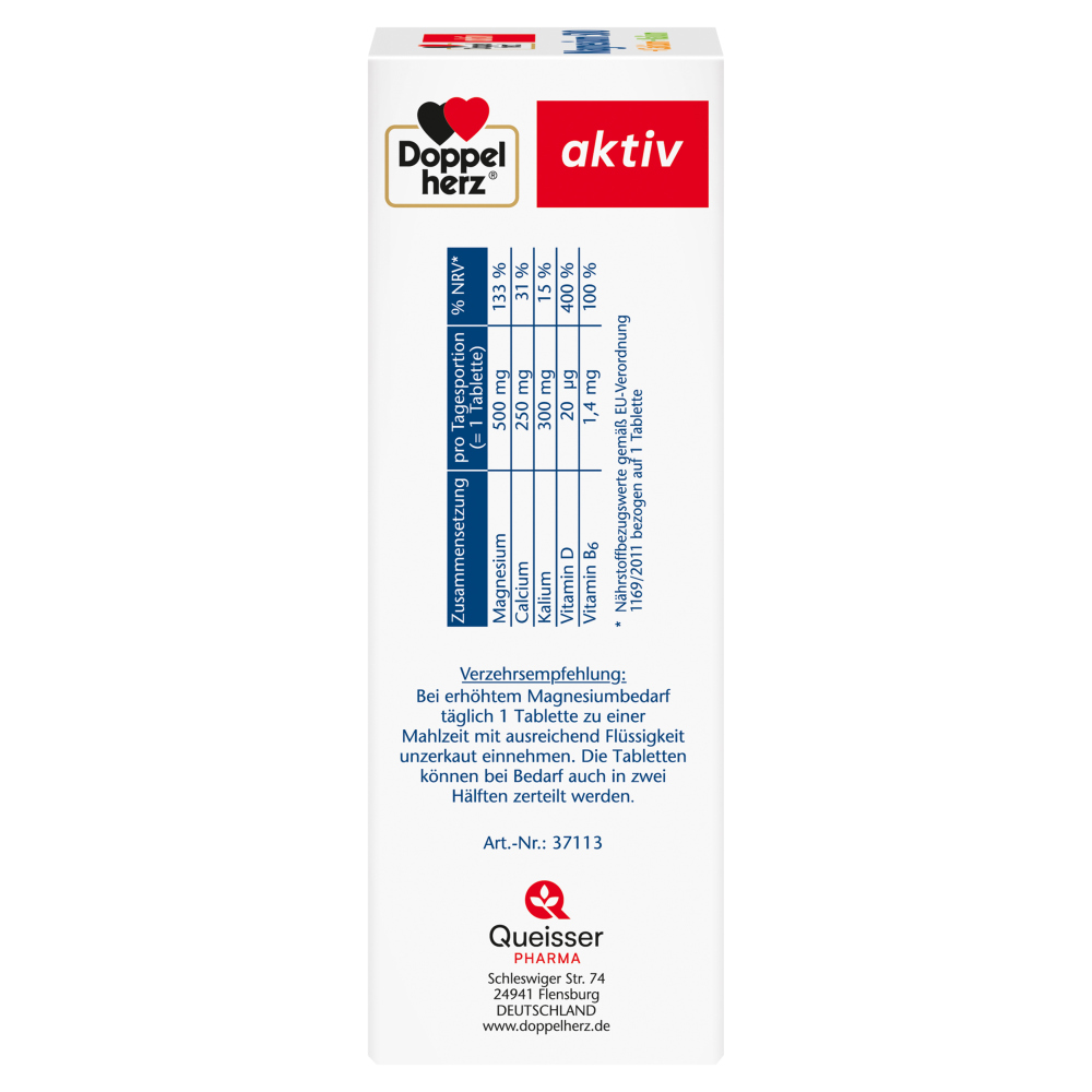 Doppelherz aktiv Magnesium + Calcium + Kalium 100 St Tabletten