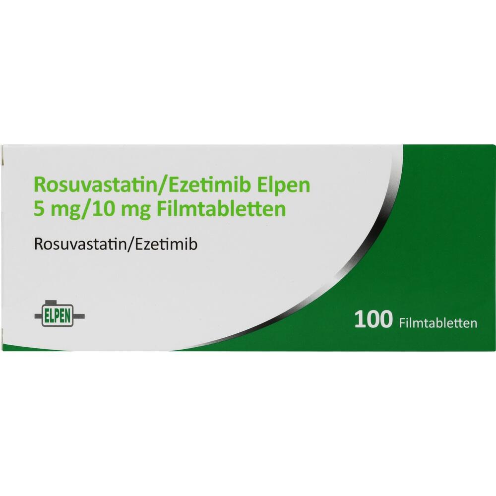 Rosuvastatin/Ezetimib Elpen 5mg/10mg Filmtabletten 100 St Filmtabletten
