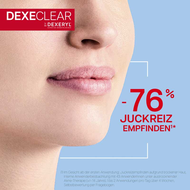 DEXECLEAR feuchtigkeitsspendende, beruhigende Reinigung 200 ml Gel