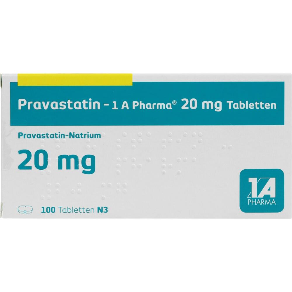 Pravastatin-1 A Pharma 20mg 100 St Tabletten