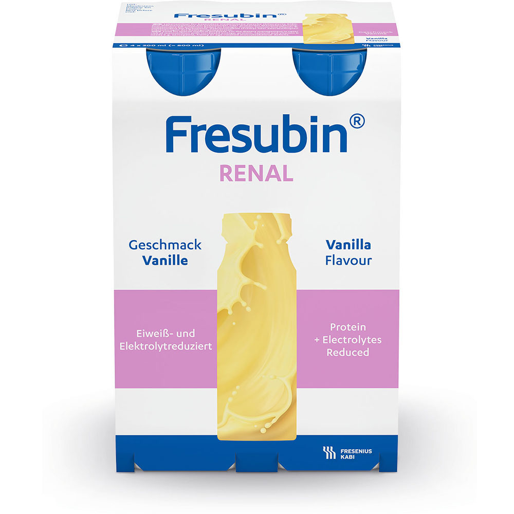 Fresubin Renal Trinknahrung Vanille 4X200 ml Flüssigkeit