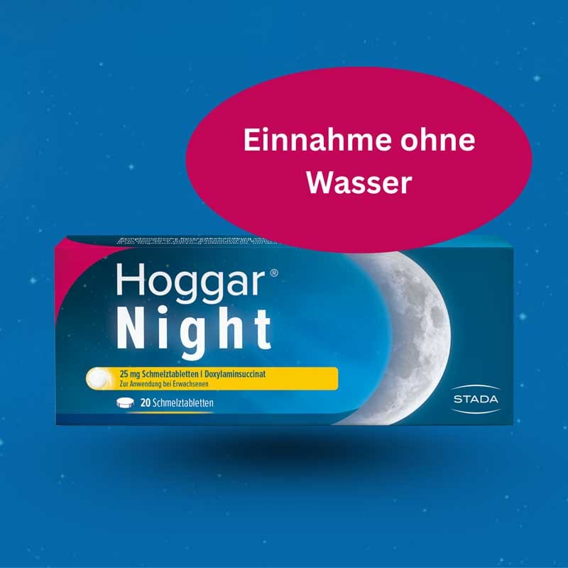 Hoggar Night 25 mg  20 St Schmelztabletten
