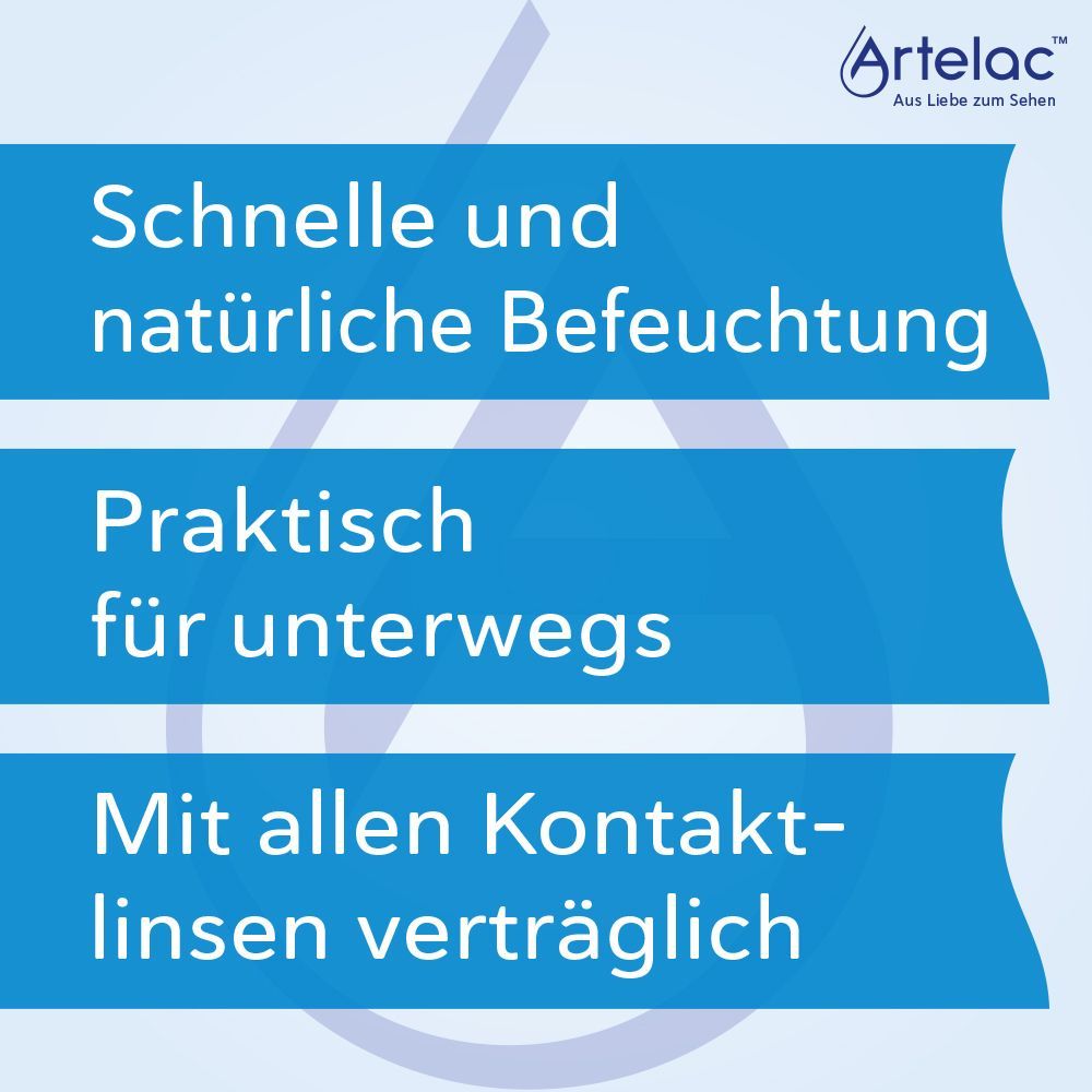 Artelac Splash EDO Augentropfen für trockene Augen 30X0.5 ml Augentropfen