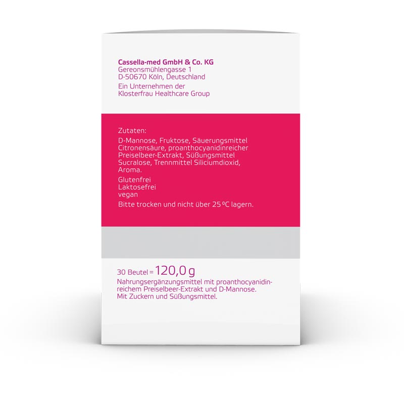 FEMANNOSE F MIT PREISELBEER-EXTRAKT UND D-MANNOSE 30 St Granulat