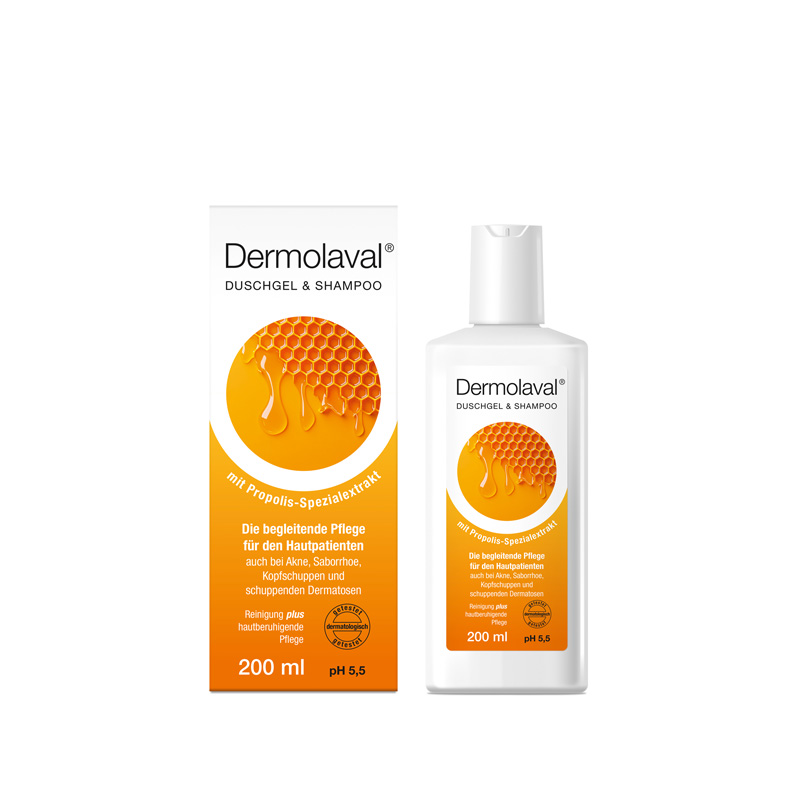 Dermolaval Duschgel und Shampoo für den Hautpatienten 200 ml