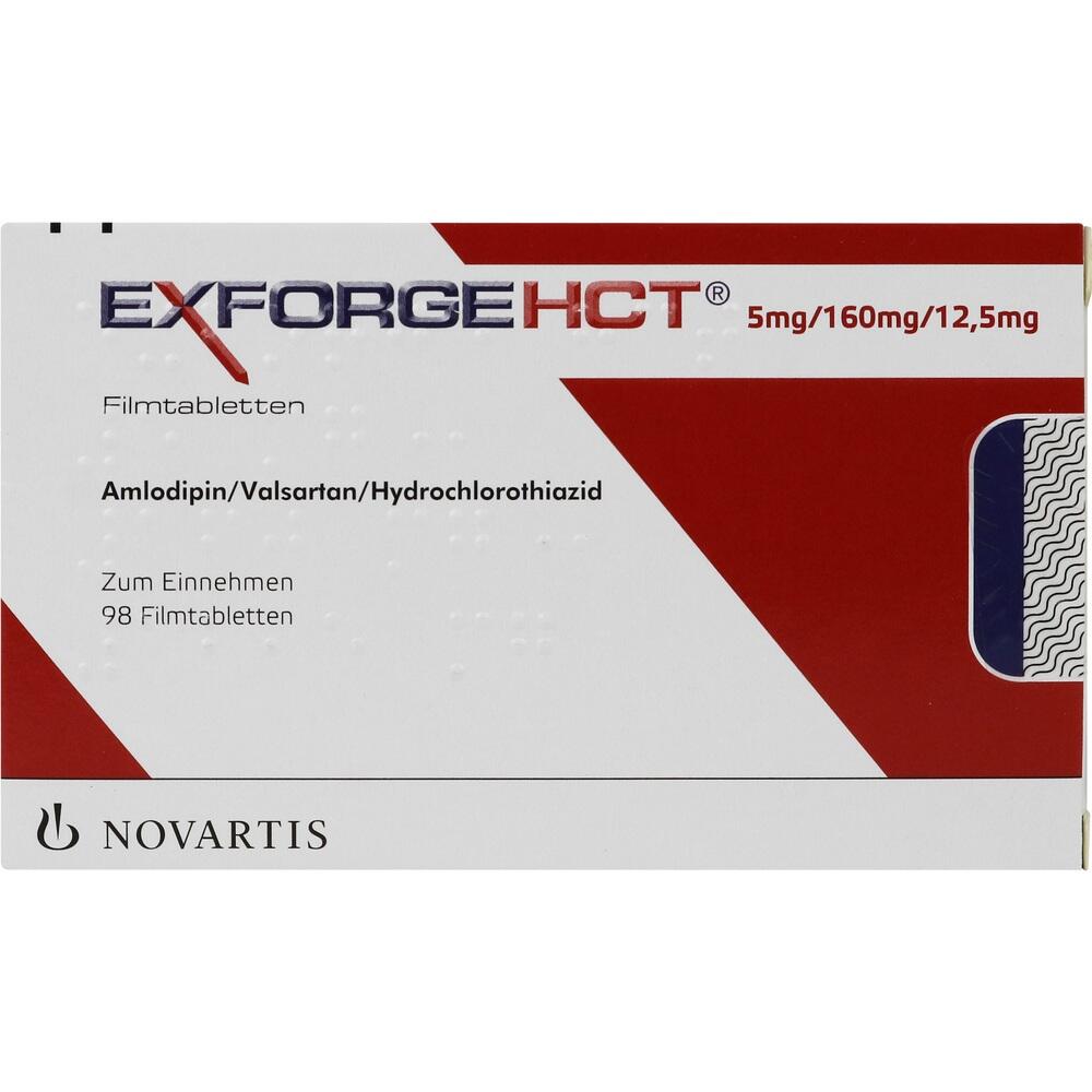 Exforge HCT 5mg/160mg/12,5mg 98 St Filmtabletten