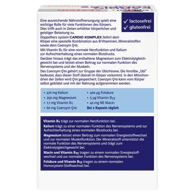 Doppelherz system CARDIO KOMPLEX 60 St Kapseln