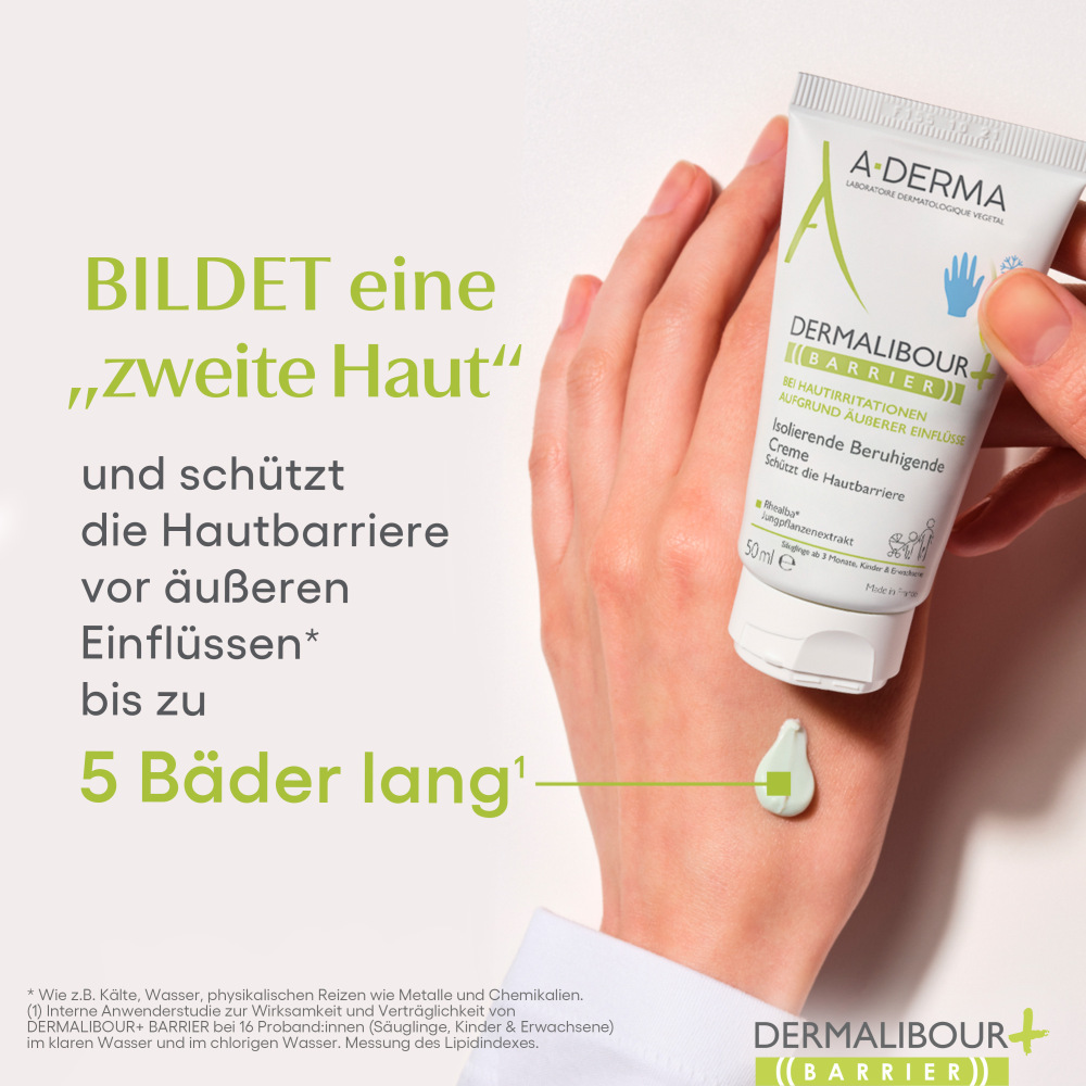 A-DERMA DERMALIBOUR+ BARRIER isolierende Creme 50 ml Creme