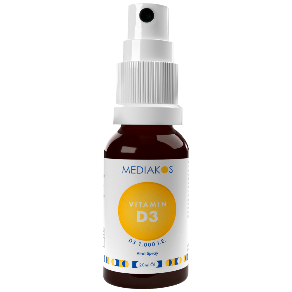 MEDIAKOS Vitamin D3 1000 IE Vital Spray 20 ml Spray