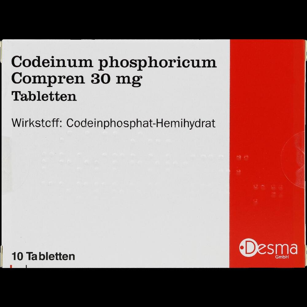 Codeinum phosphoricum Compren 30mg 10 St Tabletten