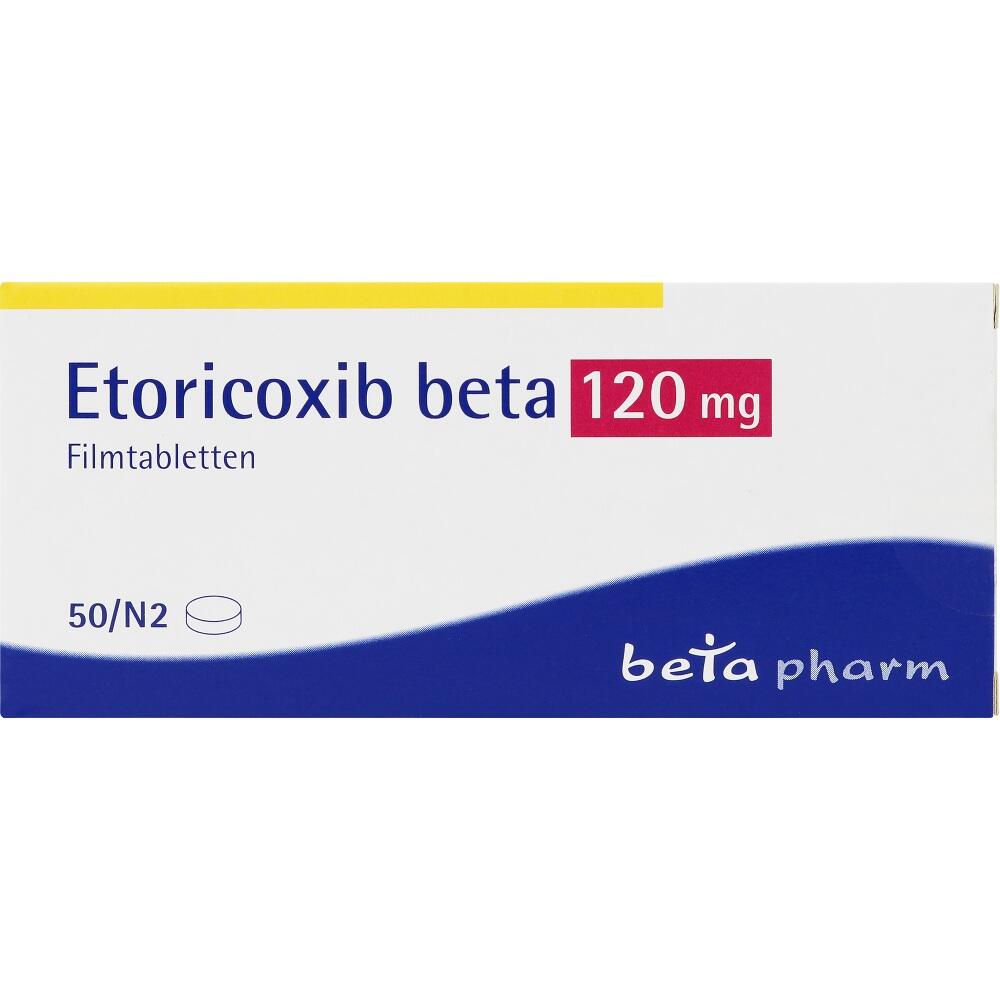 Etoricoxib beta 120mg 50 St Filmtabletten