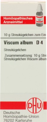 VISCUM ALBUM D 4 Globuli 10 g Globuli