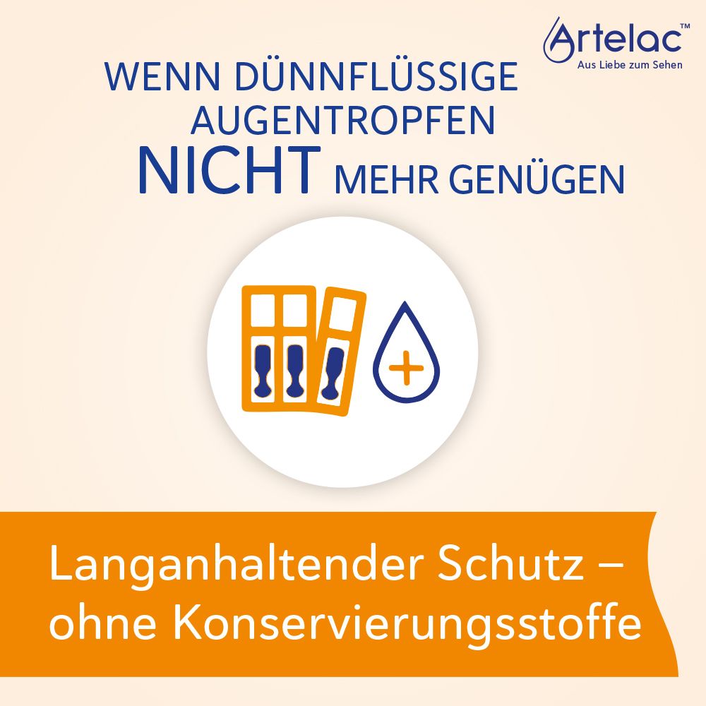 Artelac Lipids EDO Augengeltropfen für stark tränende Augen 30X0.6 g Augengel