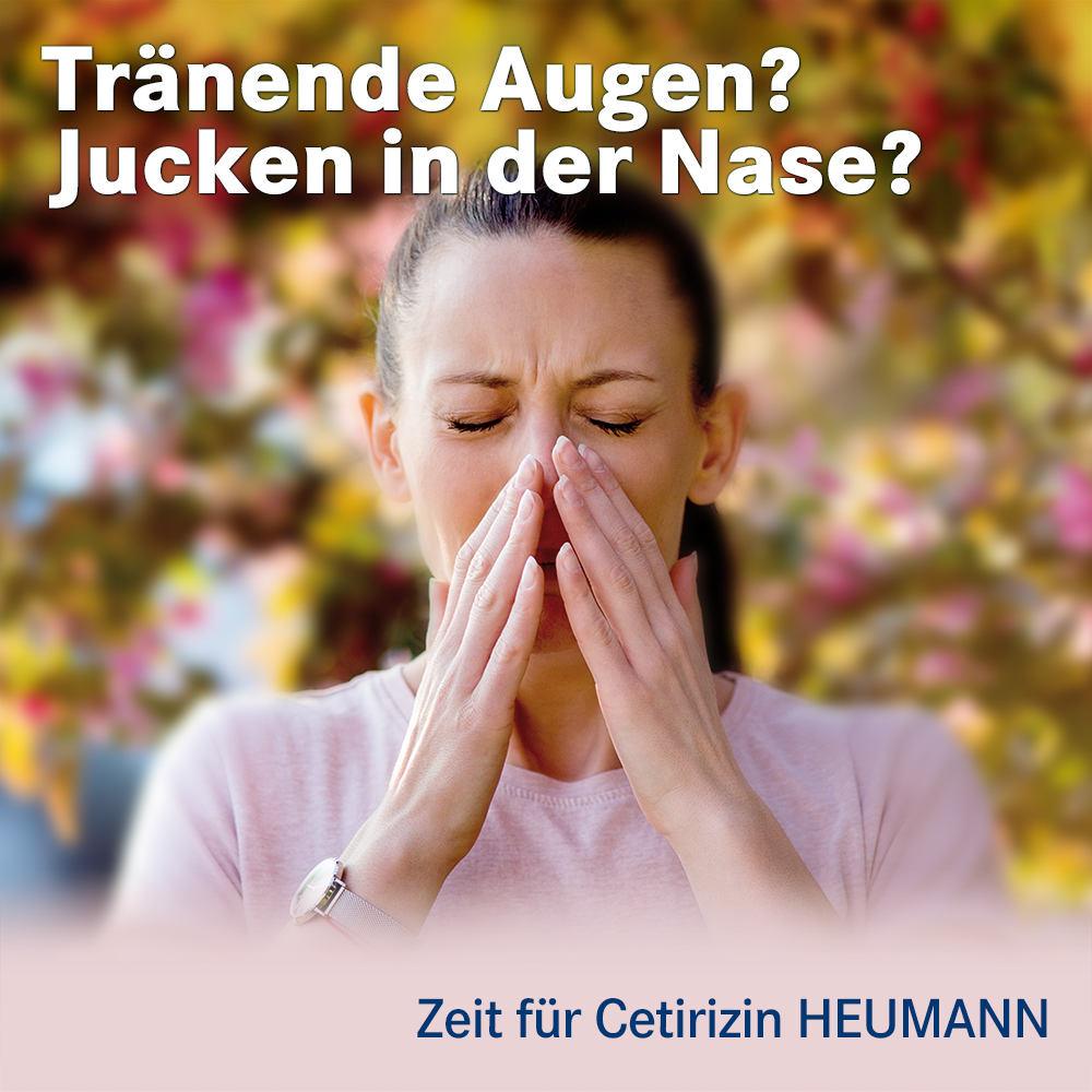 Cetirizin HEUMANN 10mg 10 St Filmtabletten