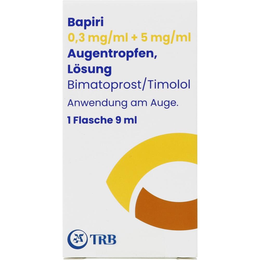 Bapiri 0,3 mg/ml + 5 mg/ml 1X9 ml Augentropfen
