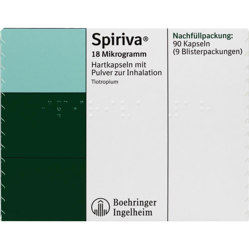Spiriva 18 Mikrogramm 90 St Hartkapseln mit Pulver zur Inhalation