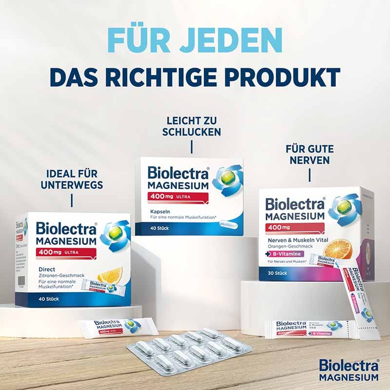 Biolectra MAGNESIUM 150mg Zitrone  20 St Brausetabletten
